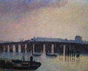 Camille Pissarro Le Vieux Pont de Chelsea, Londres oil painting reproduction